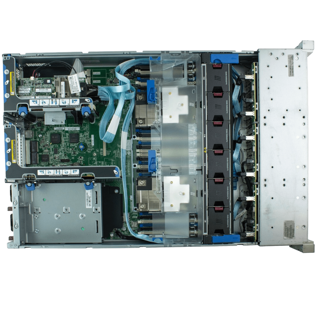 Сервер HP DL380 G9 noCPU 24хDDR4 P840 4GB iLo 2xRiser 2х800W PSU Ethernet 4х1Gb/s 12х3,5" FCLGA2011-3 (4)