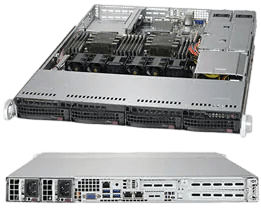 Сервер SuperServer 6019P-WTR CSE-815TQC-R706WB2 noCPU X11DDW-L 12хDDR4 softRaid IPMI 2х750W PSU Ethernet 2х1Gb/s 4х3,5" FCLGA3647