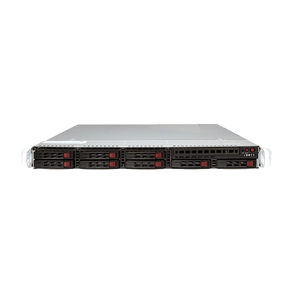 Сервер Supermicro SYS-1027R CSE-119 noCPU X9DRW-7TPF 16хDDR3 LSI2208 1Gb IPMI 2х750W PSU SFP+ 2x10Gb/s Ethernet 2х1Gb/s 8х2,5" BPN SAS113TQ FCLGA2011