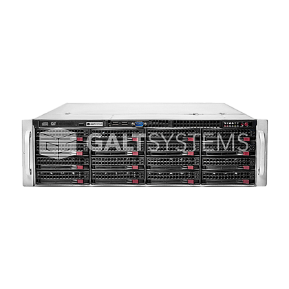 Сервер Supermicro SYS-6037R CSE-836 noCPU X9DRI-F 16хDDR3 softRaid IPMI 2х800W PSU Ethernet 2х1Gb/s 16х3,5" BPN SAS836TQ FCLGA2011