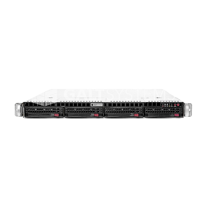 Сервер Supermicro SYS-6017R CSE-815 noCPU X9DRW-iF 16хDDR3 softRaid IPMI 1х560W PSU Ethernet 2х1Gb/s 4х3,5" BPN SAS815TQ FCLGA2011