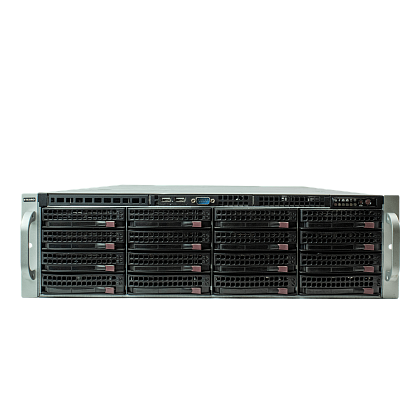 Сервер Supermicro SYS-6037R CSE-836 noCPU X9DRI-LN4F+ 24хDDR3 LSI 9201-16i IPMI 2х920W PSU Ethernet 4х1Gb/s 16х3,5" BPN SAS836TQ FCLGA2011