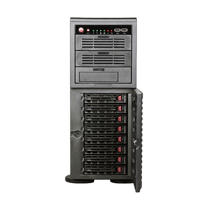 Сервер Supermicro SYS-5046A CSE-733 noCPU X9SCI-LN4F 4хDDR3 softRaid IPMI 1х500W PSU Ethernet 4х1Gb/s 4х3,5" noBPN FCLGA1155 (8)