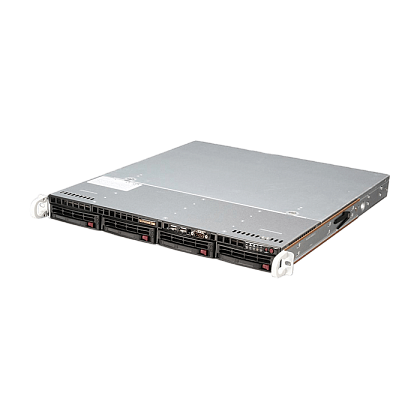 Сервер Supermicro SYS-5018R CSE-815 noCPU X10SLM+-LN4F 4хDDR3 softRaid IPMI 1х560W PSU Ethernet 4х1Gb/s 4х3,5" BPN SAS815TQ FCLGA1150 (2)