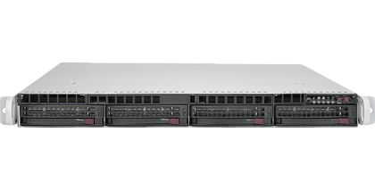 Сервер Supermicro SYS-6019 CSE-815 noCPU X11DPI-N 16хDDR4 softRaid IPMI 2х500W PSU Ethernet 2х1Gb/s 4х3,5" BPN SAS3-815TQ FCLGA3647 (3)