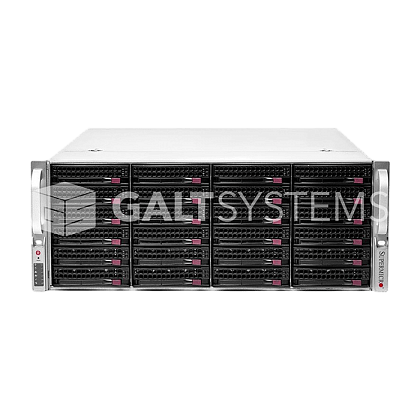 Сервер Supermicro SYS-6047R CSE-846 noCPU X9DRD-7LN4F 16хDDR3 softRaid IPMI 1х920W PSU Ethernet 2х1Gb/s 24х3,5" EXP SAS2-846EL1 FCLGA2011
