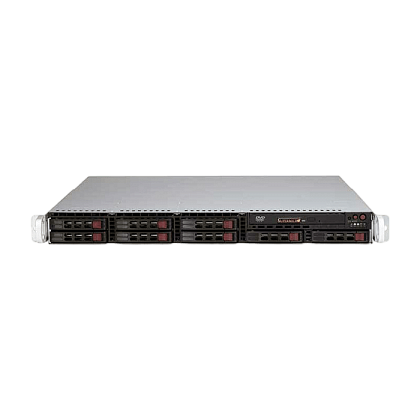 Сервер Supermicro SYS-1028R-MCTR CSE-113M noCPU X10DRL-CT 8хDDR4 softRaid IPMI 2х600W PSU Ethernet 4х10Gb/s 8х2,5" BPN SAS3-113A-N2 FCLGA2011-3