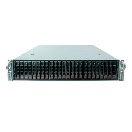 Сервер Supermicro SYS-2027 CSE-216A noCPU X9DRI-LN4F 24хDDR3 softRaid IPMI 2х1280W PSU Ethernet 4х1Gb/s 24х2,5" BPN SAS216A FCLGA2011
