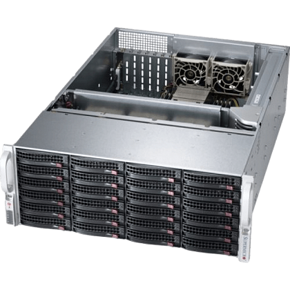 Сервер Supermicro SYS-6048 CSE-846 noCPU X10DRI 16хDDR4 softRaid IPMI 2х740W PSU Ethernet 2х1Gb/s 24х3,5" BPN SAS2-846EL1 FCLGA2011-3 (2)