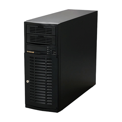 Сервер Supermicro SYS-7046A CSE-733 noCPU X8DTi-F 12хDDR3 softRaid IPMI 1х500W PSU Ethernet 2х1Gb/s 4х3,5" BPN SAS743TQ FCLGA1366