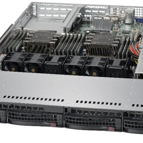 Сервер б/у 1U Supermicro SYS-6019 CSE-815 Intel Xeon Scalable